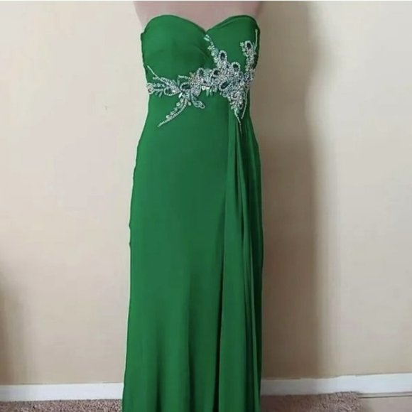 NWT Favian Strapless Long Gown - Picture 1 of 3